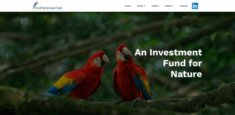 EcoEnterprises Fund: Investing in Nature-Based Solutions for Sustainable Growth