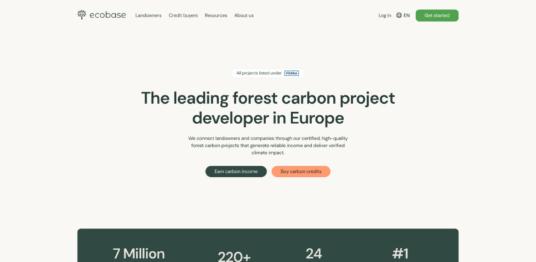EcoForest: Connecting Landowners and Companies for Effective Carbon Solutions