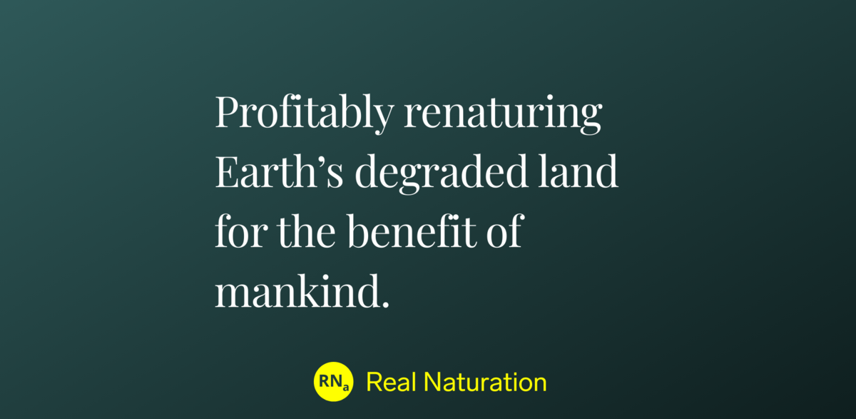renaturing degraded lands