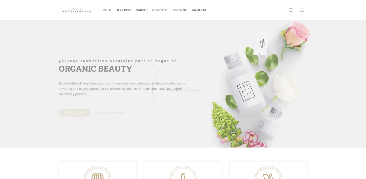 Ecolujo organic cosmetics supplier