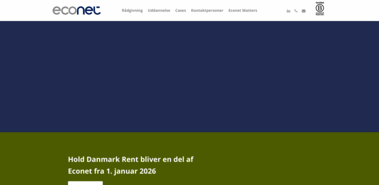 Econet A/S: Leading Environmental Consulting in Waste Management