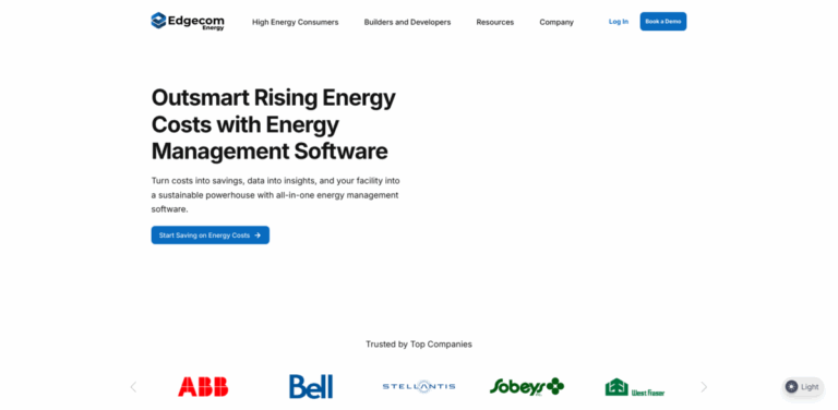 Edgecom Energy: Smart Energy Management Solutions for High Consumers and Developers