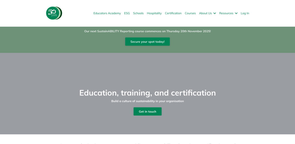 sustainability education