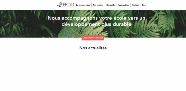 EFDD asbl: Promoting Sustainable Education in Belgium