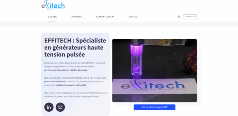 EFFITECH: Advanced Pulsed High Voltage Generators for Cold Plasma Applications