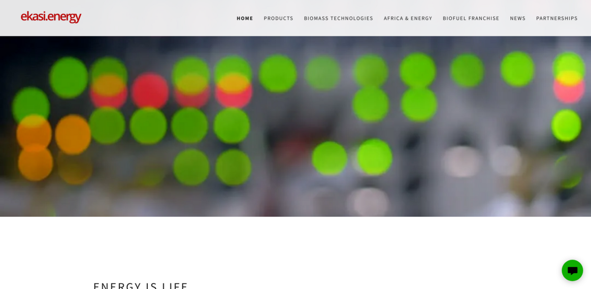 Ekasi Energy biomass fuel