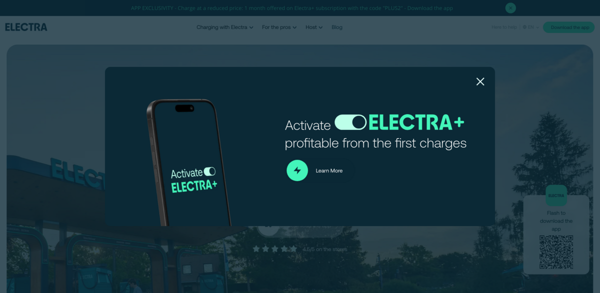 Electra EV charging
