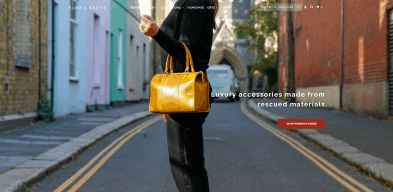 Elvis & Kresse: Luxury Accessories from Rescued Materials