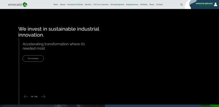 Emerald: A Venture Capital Firm Focused on Sustainable Industrial Innovation