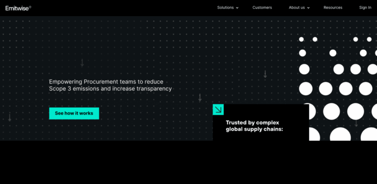 Emitwise: A Comprehensive Solution for Managing Scope 3 Emissions