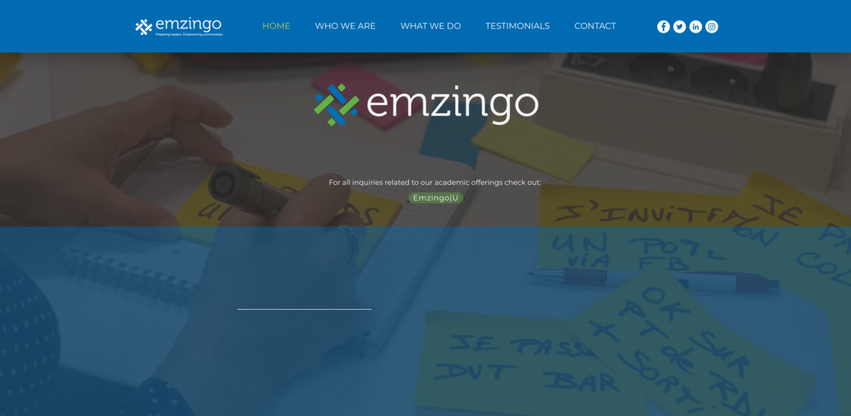 Emzingo leadership training