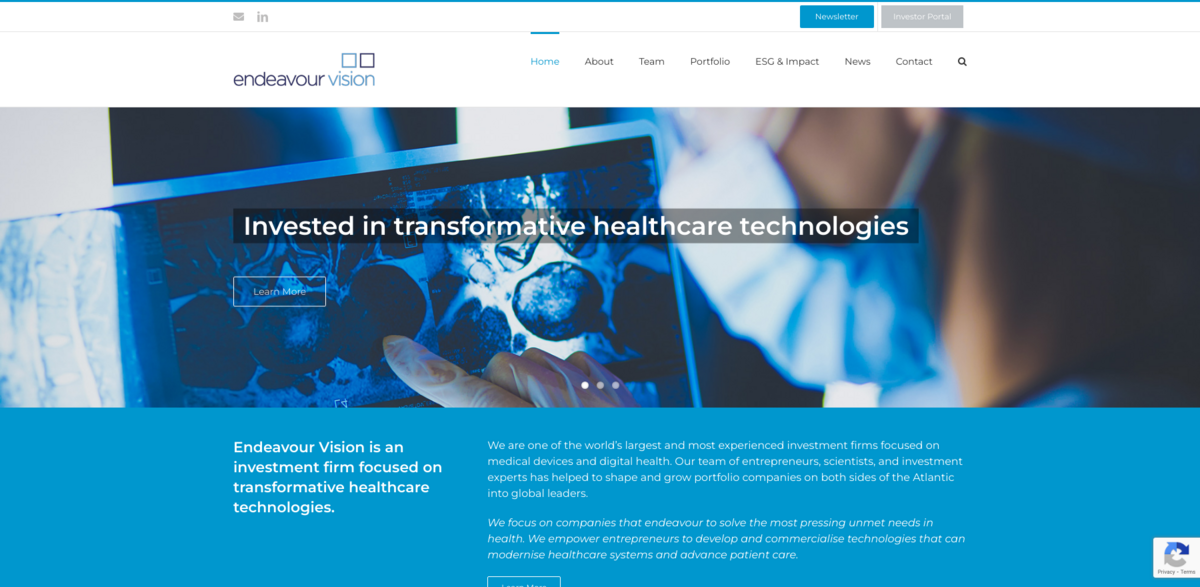 Endeavour Vision healthcare investment
