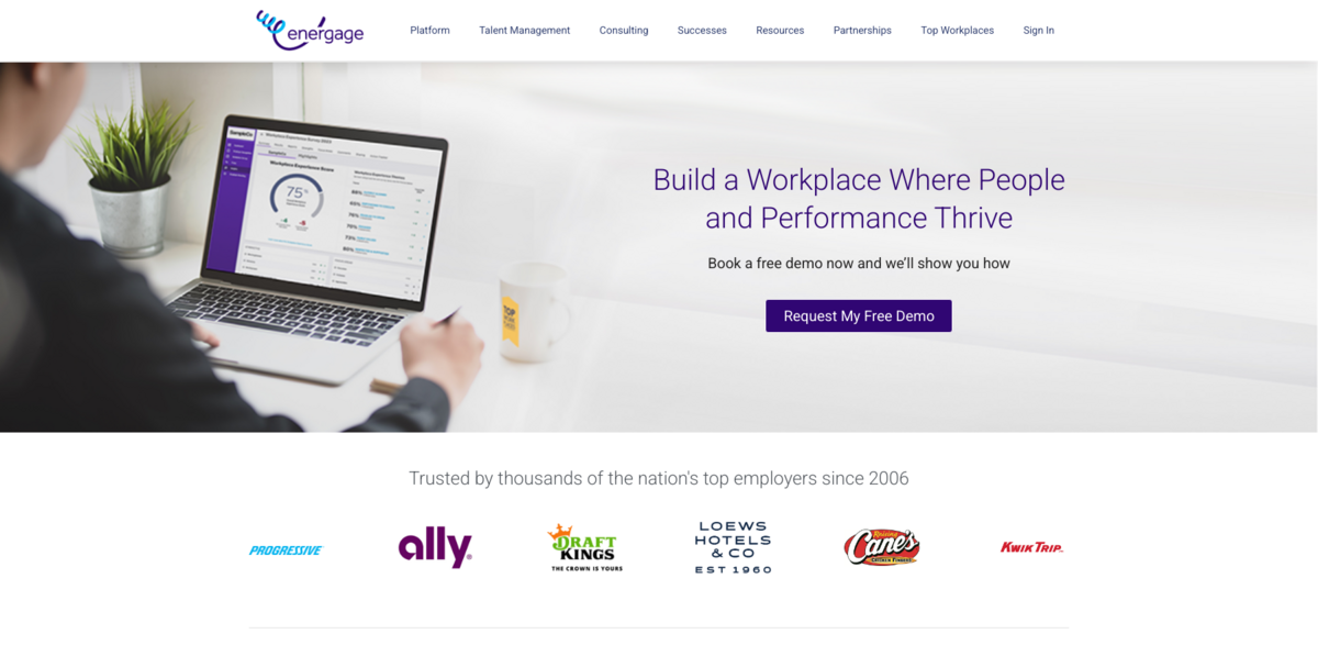 Energage workplace culture