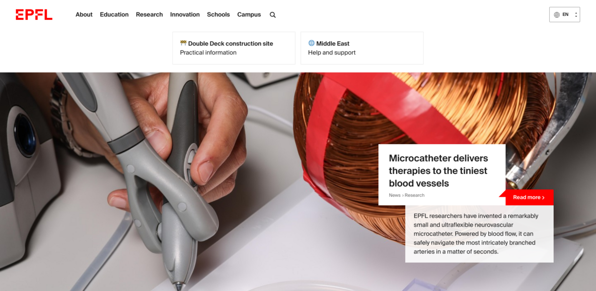 EPFL education research innovation