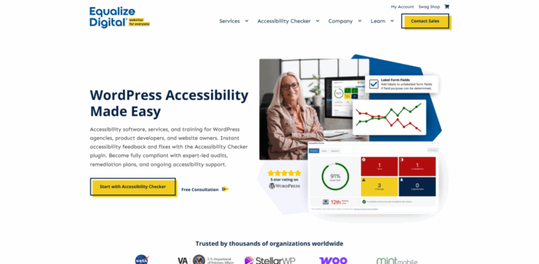Equalize Digital Home: Simplifying Accessibility for WordPress Websites