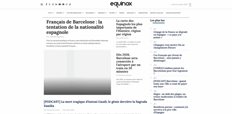 Equinox: Decoding Barcelona’s Political, Social, and Cultural Landscape