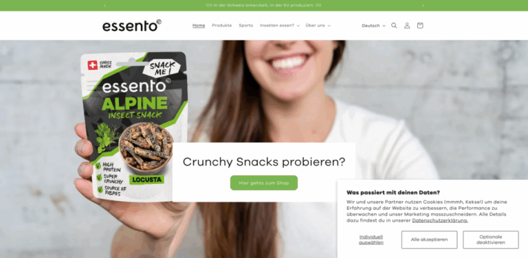 Essento: Transforming the European Food Landscape with Edible Insects