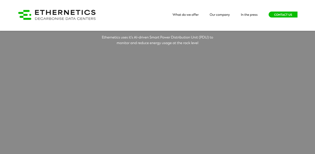 Ethernetics energy efficiency