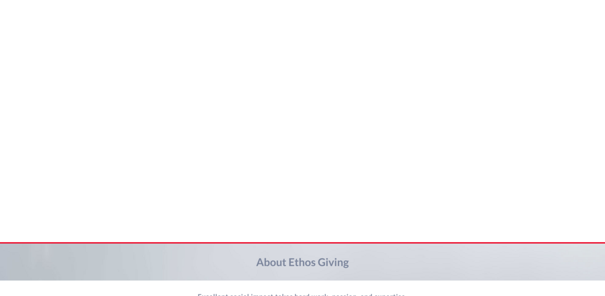 Ethos Giving
