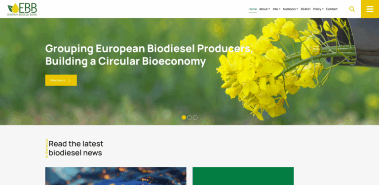 European Biodiesel Board: Advocating for Sustainable Biodiesel Production in Europe