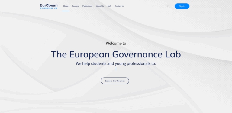 European Governance Lab: Empowering Future Leaders in Governance and Policy