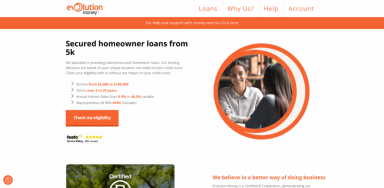 Evolution Money: Tailored Secured Loans for Your Financial Needs