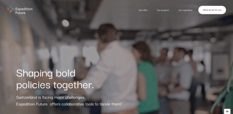 Expedition Zukunft: Collaborative Political Solutions for Switzerland’s Challenges