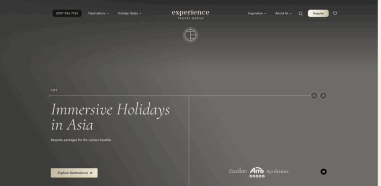 Experience Travel Group: Tailor-Made Adventures Across Asia