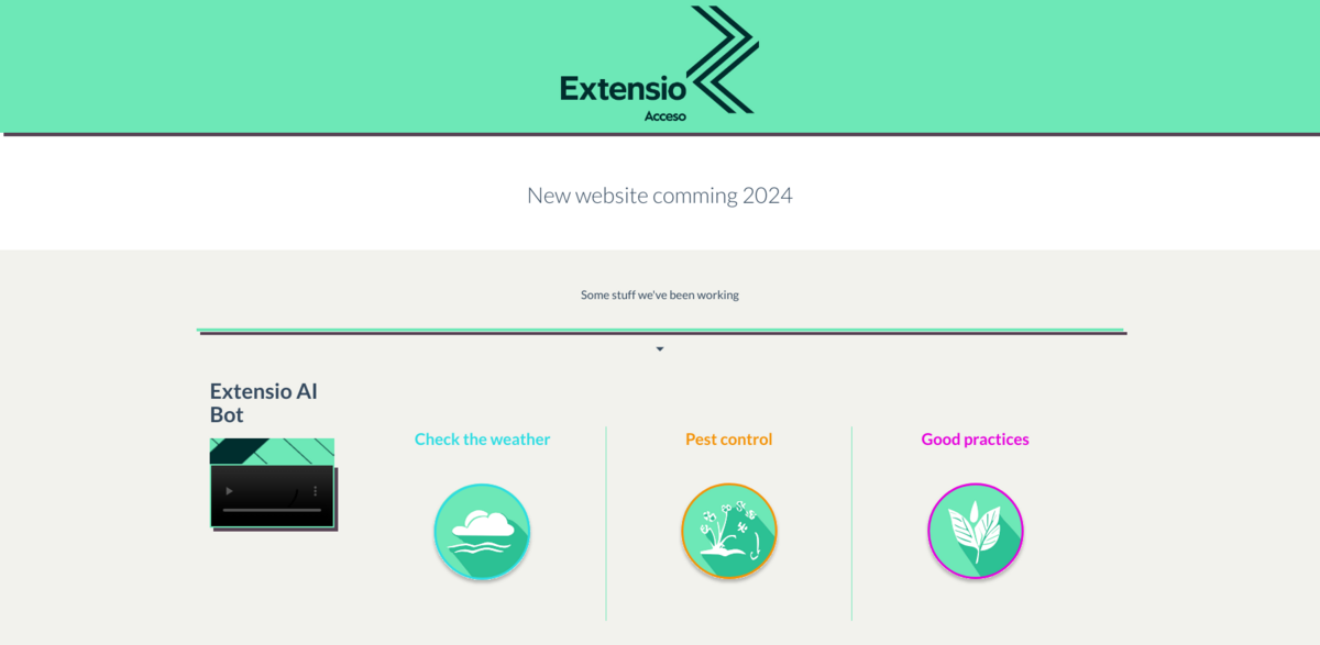 Extensio agriculture platform