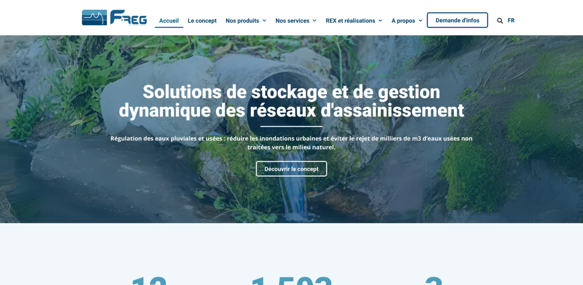 F-REG sewage network management