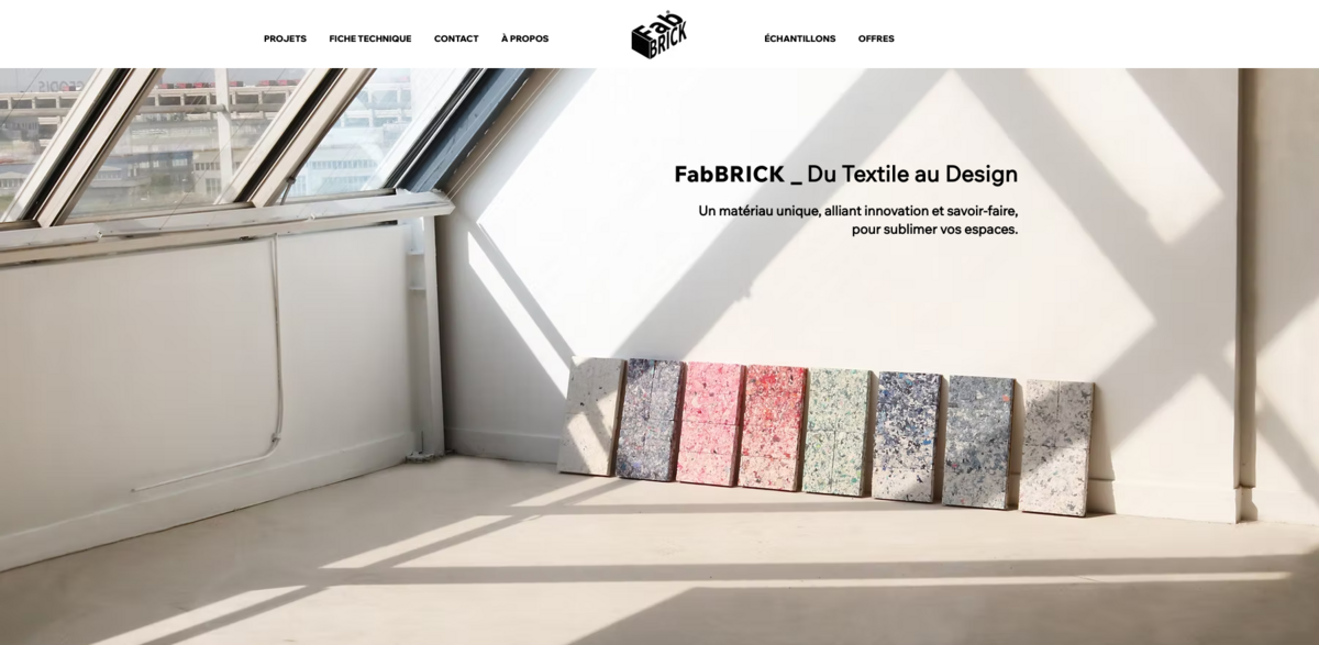 FabBRICK textile bricks