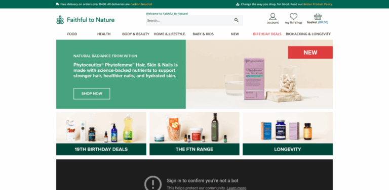 Faithful to Nature: Your Source for Ethical and Sustainable Products