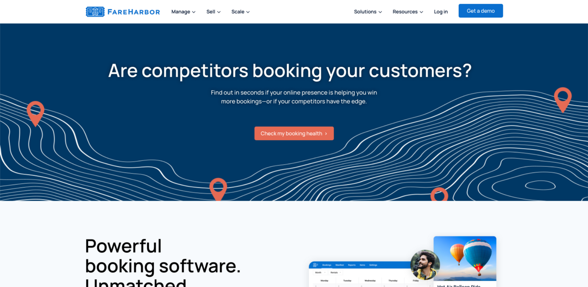 FareHarbor booking solution
