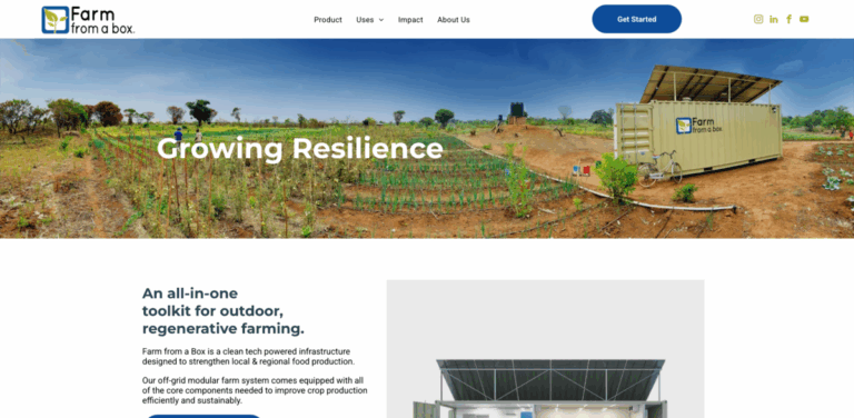 Farm from a Box: A Sustainable Off-Grid Farming Solution