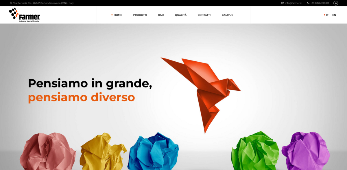 Farmer S.p.A. sustainability