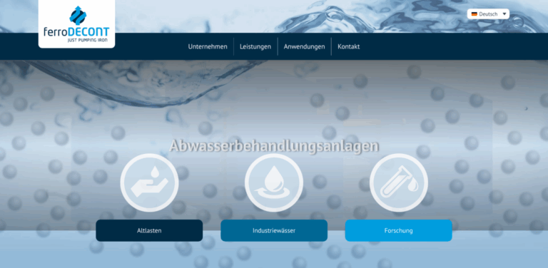 ferroDECONT GmbH: Innovative Solutions for Contaminated Site Remediation