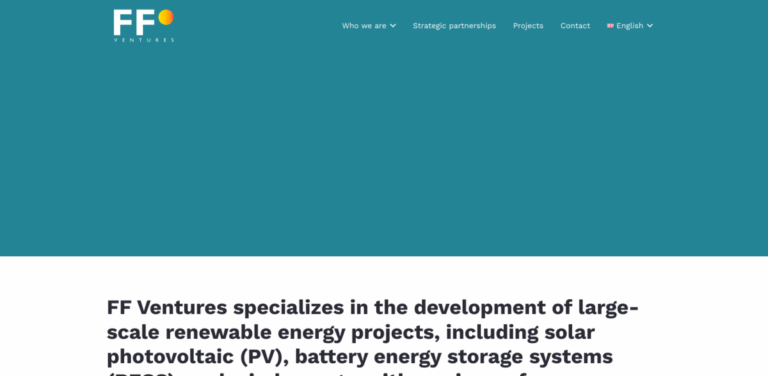 FF Ventures: Leading Independent Power Producer in Renewable Energy