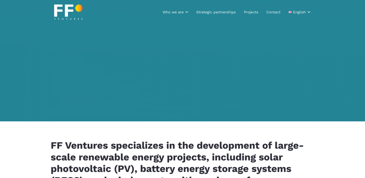 FF Ventures renewable energy