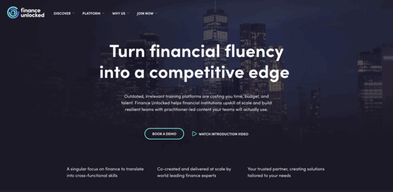 Finance Unlocked: Expert-Led Learning for Financial Professionals