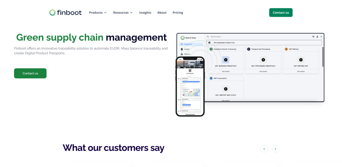 Finboot traceability solution