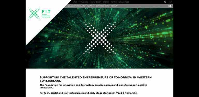 FIT: Supporting Innovation and Growth for Startups in Switzerland