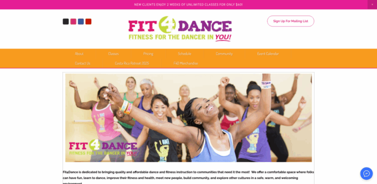 Fit4Dance NYC: A Community Dance Studio Promoting Health and Connection