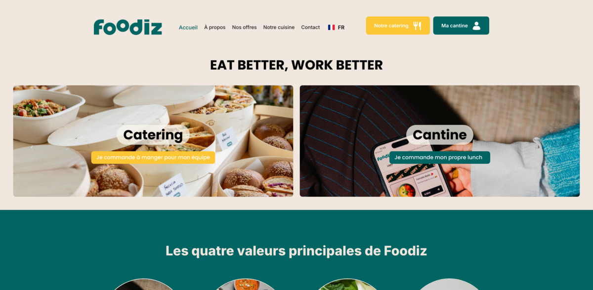 Foodiz corporate catering