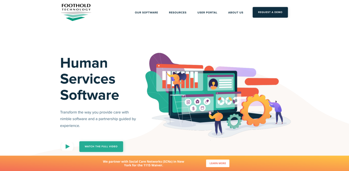 Foothold Technology: Comprehensive Human Services Software for Care Agencies