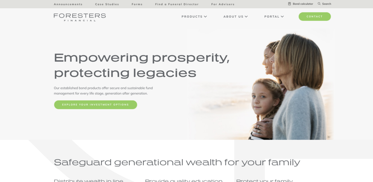 Foresters Financial investment bonds