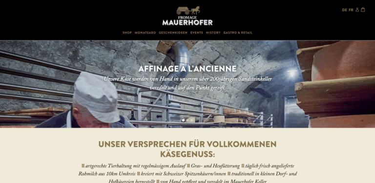 Fromage Mauerhofer: Handcrafted Swiss Cheeses from Tradition