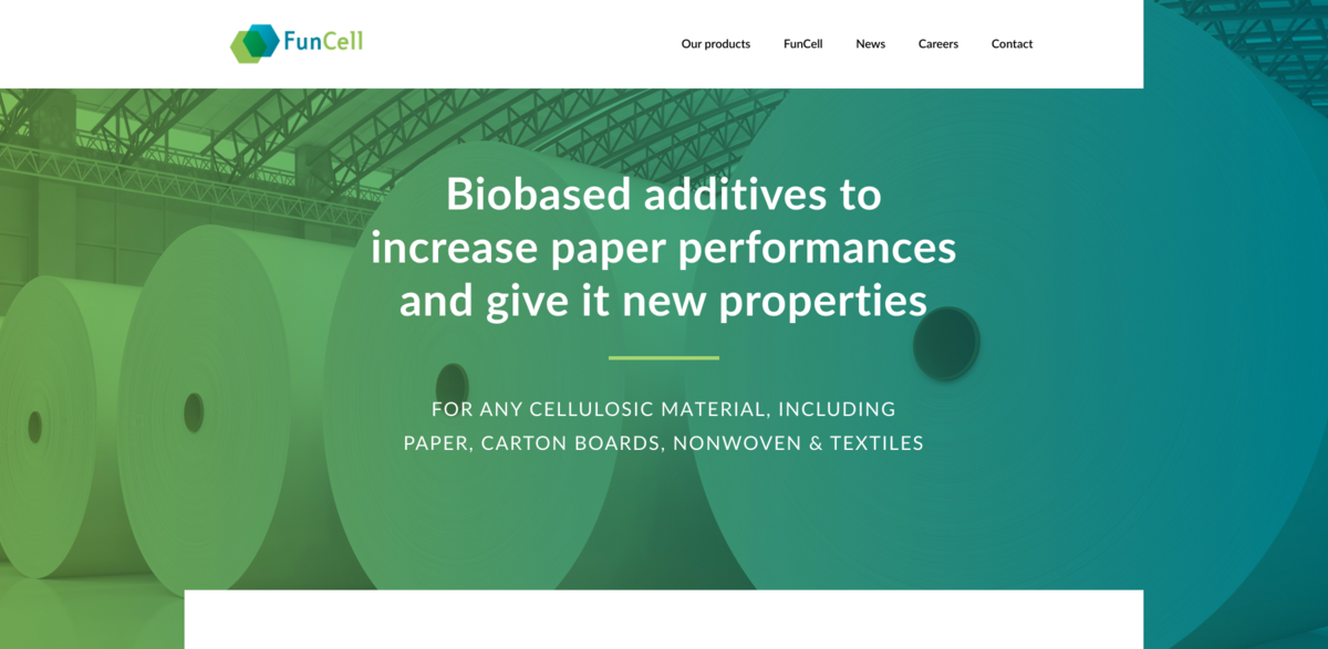 FunCell biobased additives