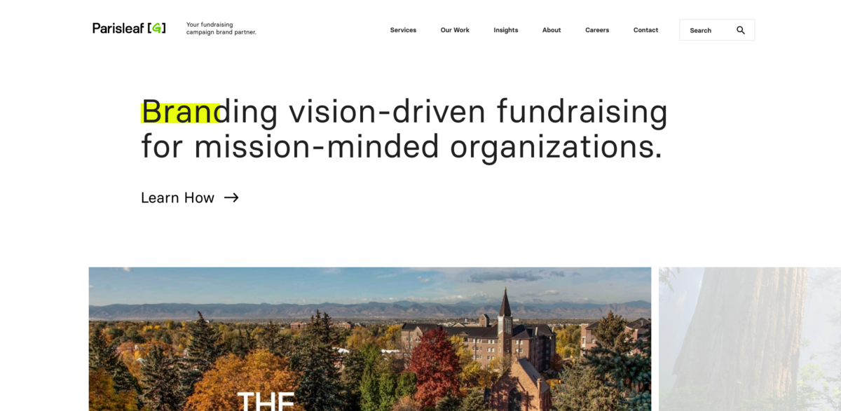 fundraising branding