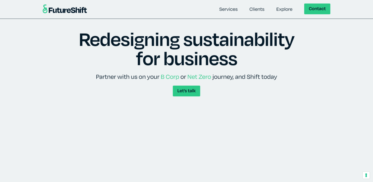 Future Shift sustainability consultancy