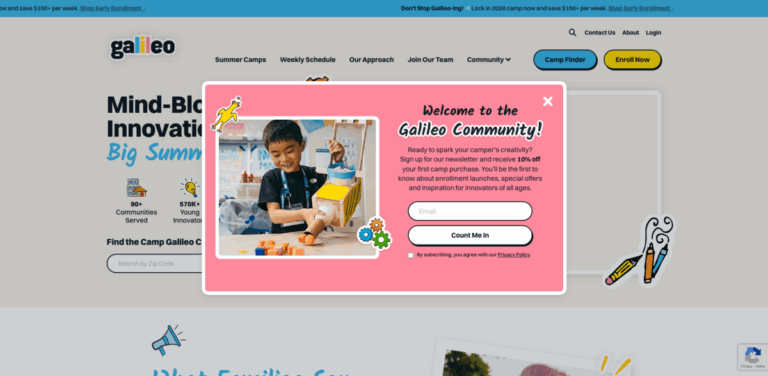 Galileo Camps: Engaging Summer Programs for Kids with Hands-On STEAM Learning